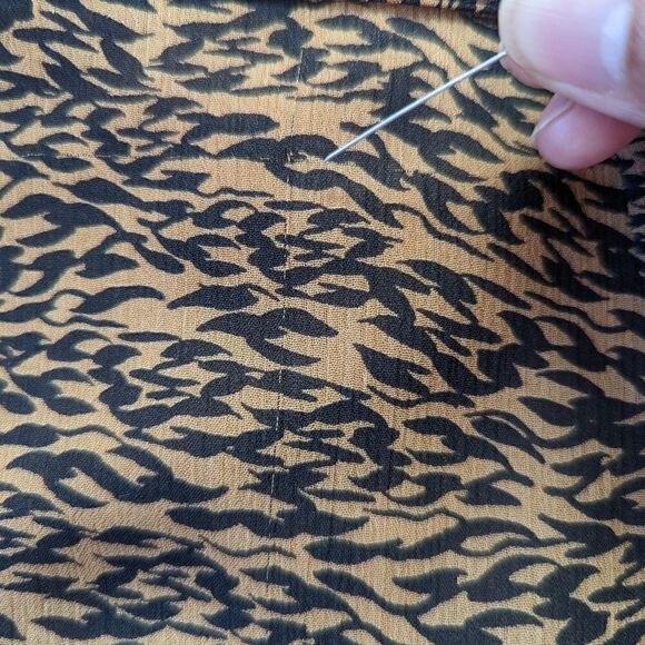 Ted Baker Animal Tiger Print Ruffle Skirt 6 Boho Glam Rock Whimsigoth Rebel Punk - Picture 14 of 15